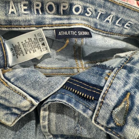 2/$20 Aeropostale Men's Denim Athletic Skinny Jeans - Picture 6 of 6
